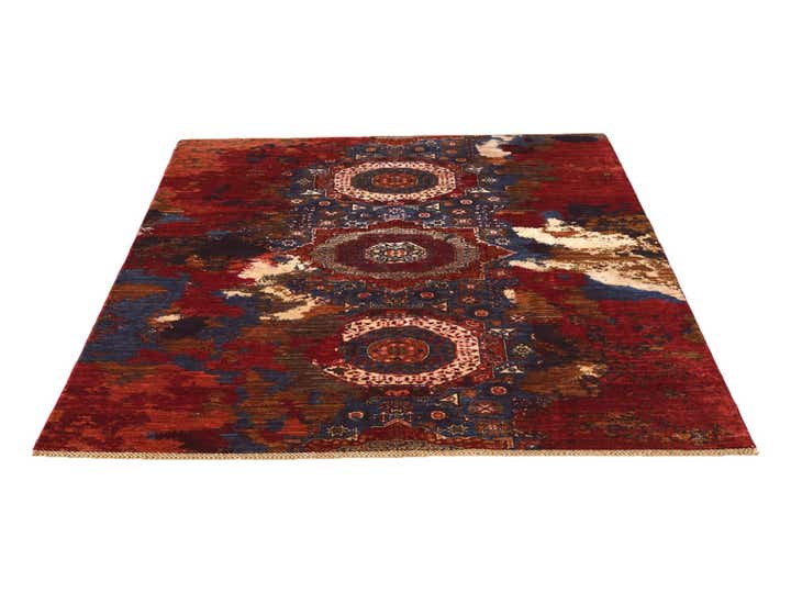 6' x 7' 7 Hand Knotted Mamluk Ziegler Rug