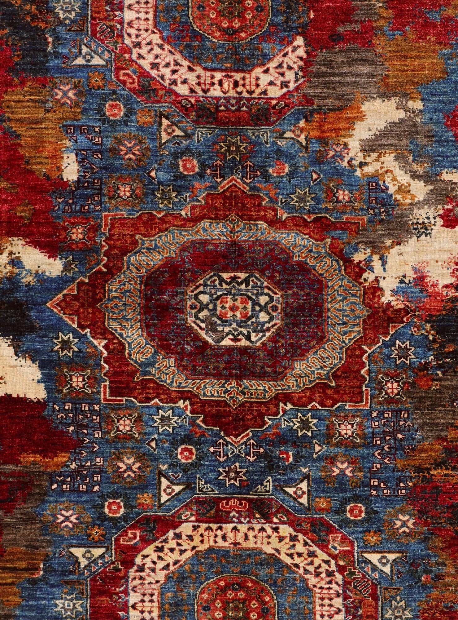 6' x 7' 7 Hand Knotted Mamluk Ziegler Rug