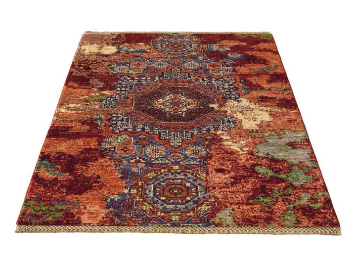2' 10 x 4' Hand Knotted Mamluk Ziegler Rug