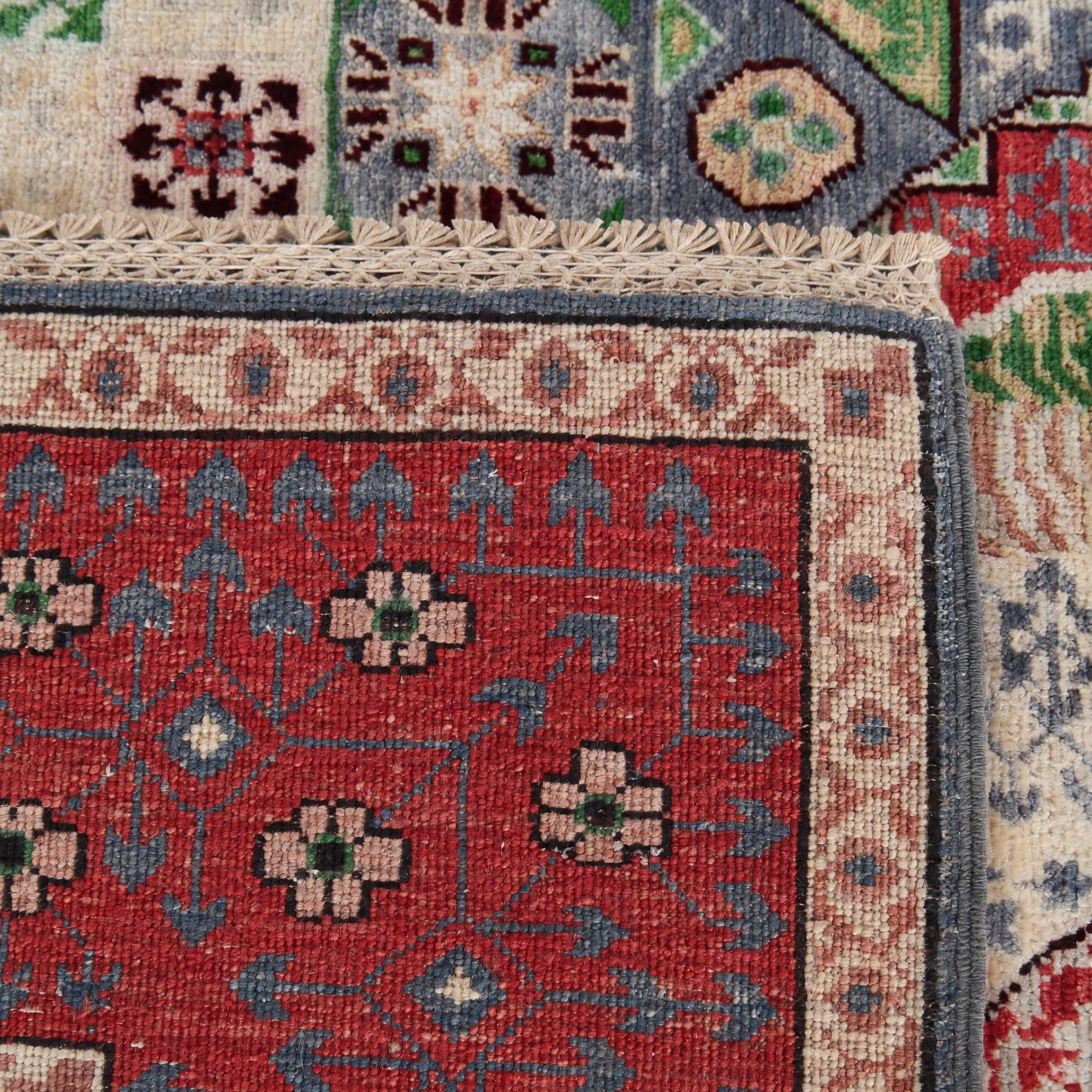 170cm x 240cm Hand Knotted Mamluk Ziegler Rug