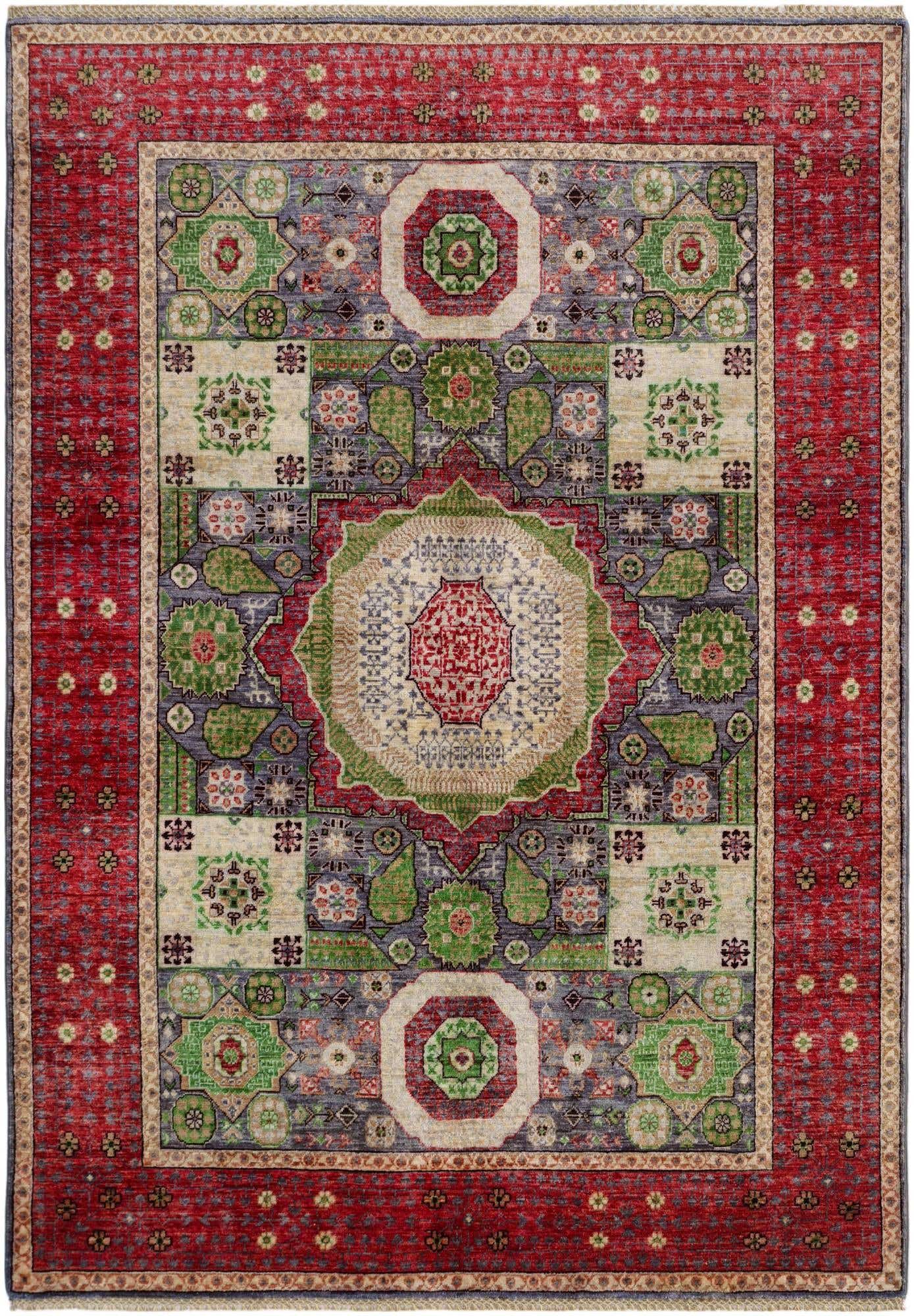 5' 6 x 7' 10 Hand Knotted Mamluk Ziegler Rug