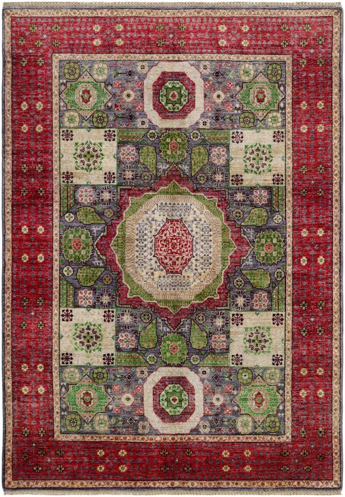5' 6 x 7' 10 Hand Knotted Mamluk Ziegler Rug