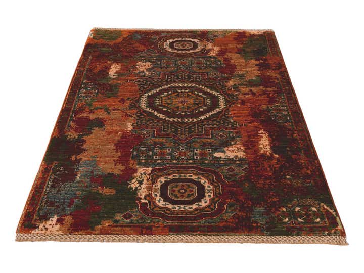 2' 9 x 4' 4 Hand Knotted Mamluk Ziegler Rug
