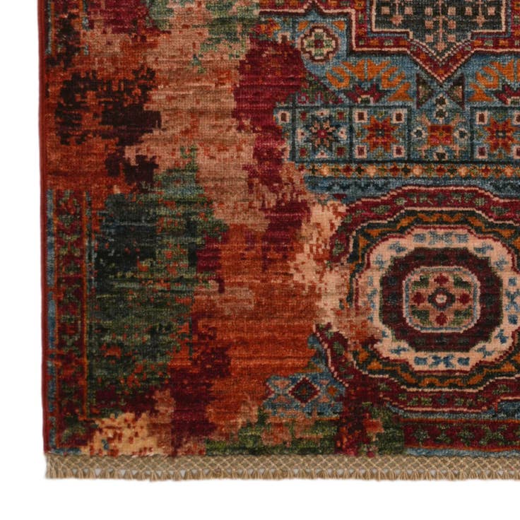 Detail image of 2' 9 x 4' 4 Hand Knotted Mamluk Ziegler Rug