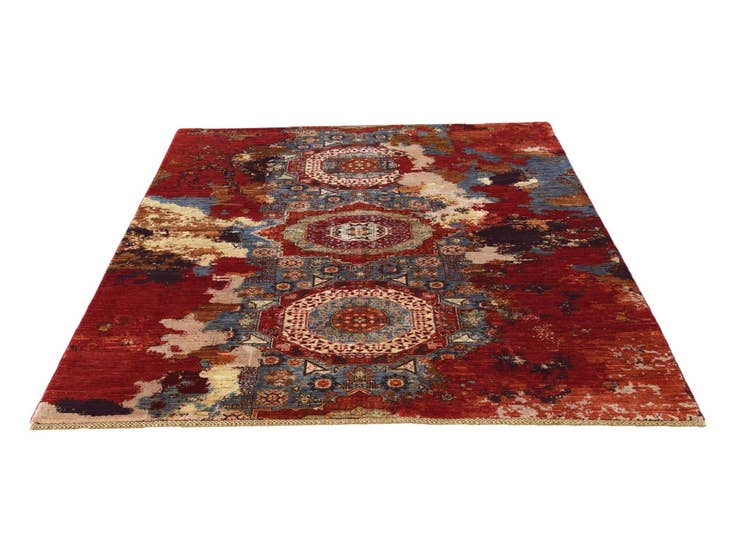 Detail image of 5' 9 x 8' 1 Hand Knotted Mamluk Ziegler Rug