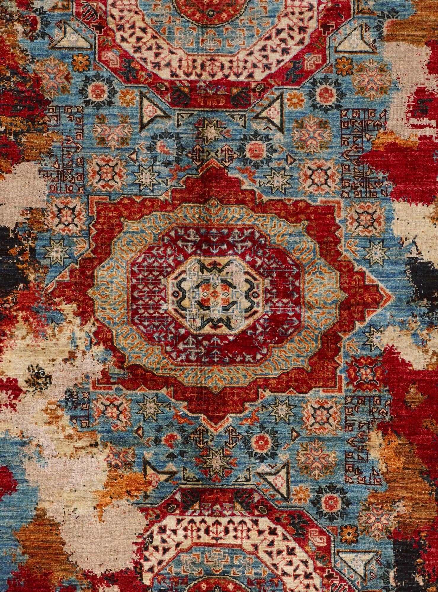 5' 9 x 8' 1 Hand Knotted Mamluk Ziegler Rug