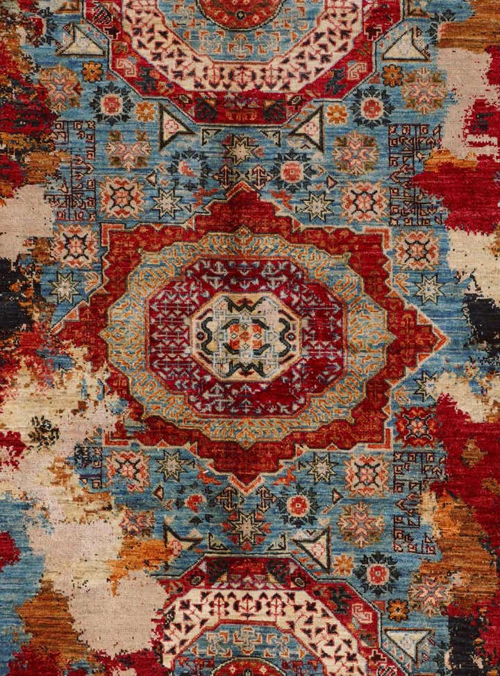 5' 9 x 8' 1 Hand Knotted Mamluk Ziegler Rug