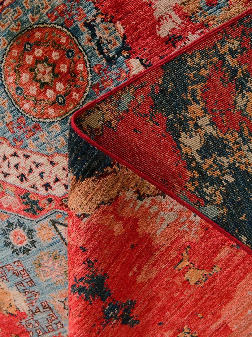 175cm x 245cm anudado a mano Mamluk Ziegler Alfombra