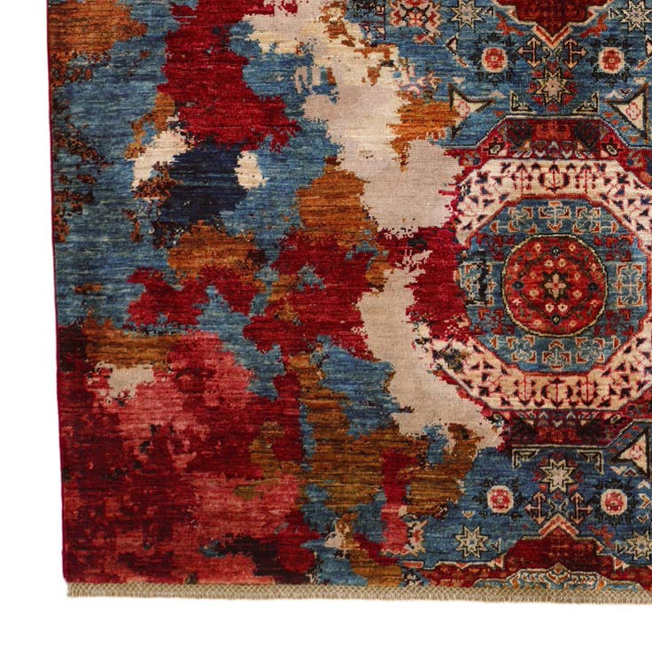 Detail image of 5' 8 x 8' 2 Hand Knotted Mamluk Ziegler Rug