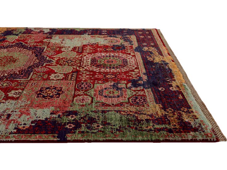 Detail image of 4' 11 x 6' 5 Hand Knotted Mamluk Ziegler Rug