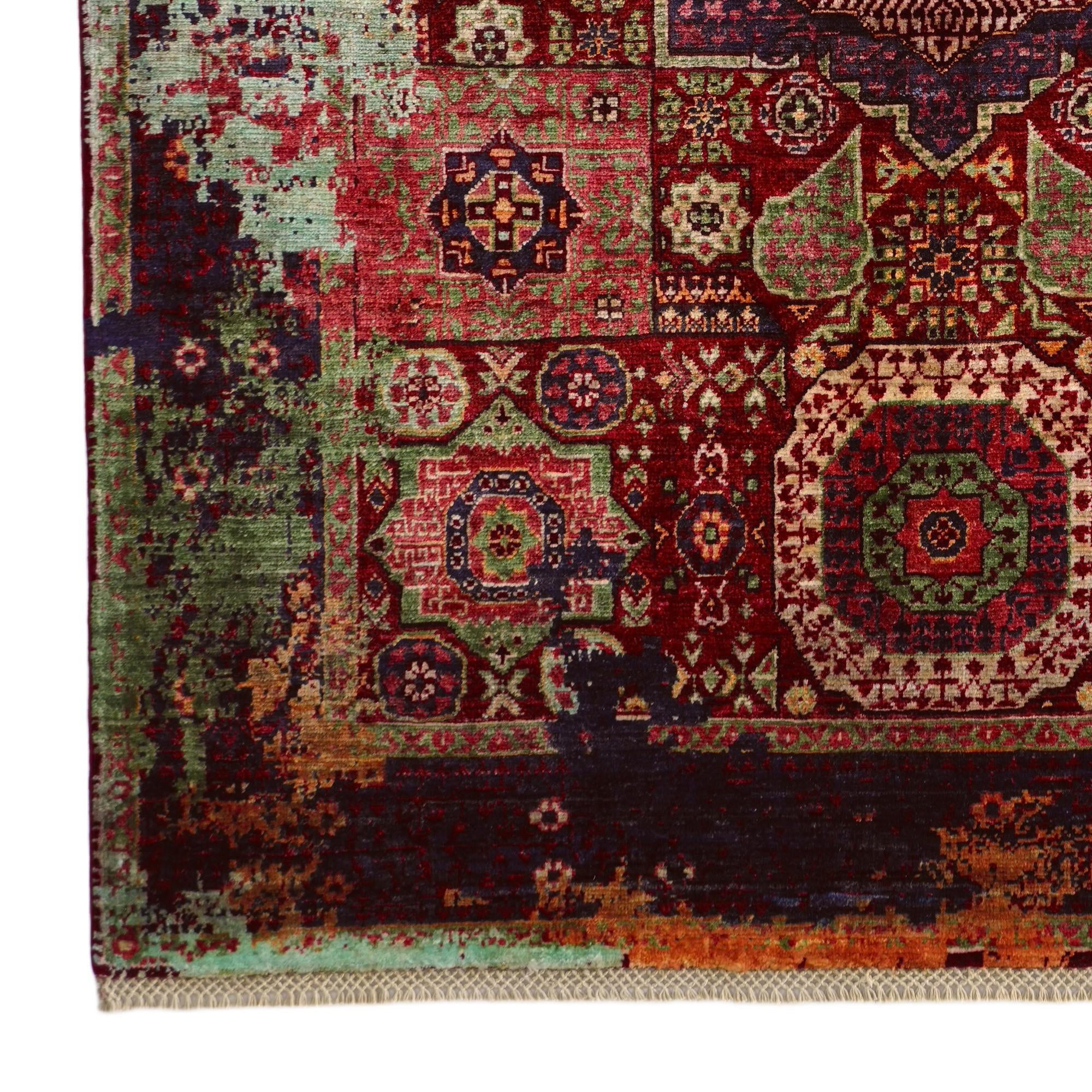 4' 11 x 6' 5 Hand Knotted Mamluk Ziegler Rug