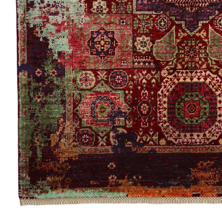 Detail image of 4' 11 x 6' 5 Hand Knotted Mamluk Ziegler Rug