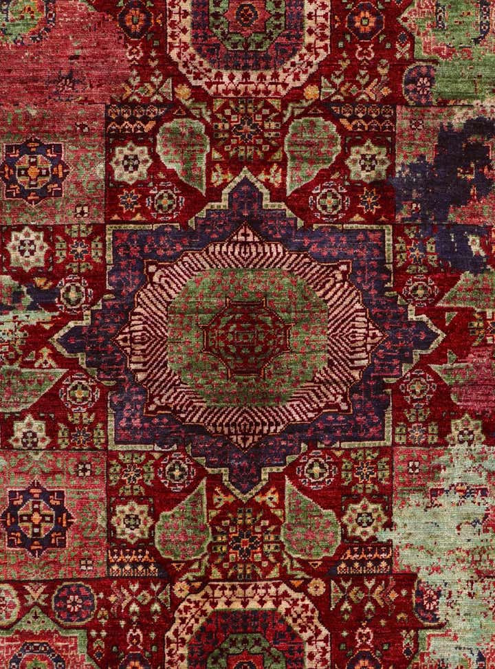 4' 11 x 6' 5 Hand Knotted Mamluk Ziegler Rug