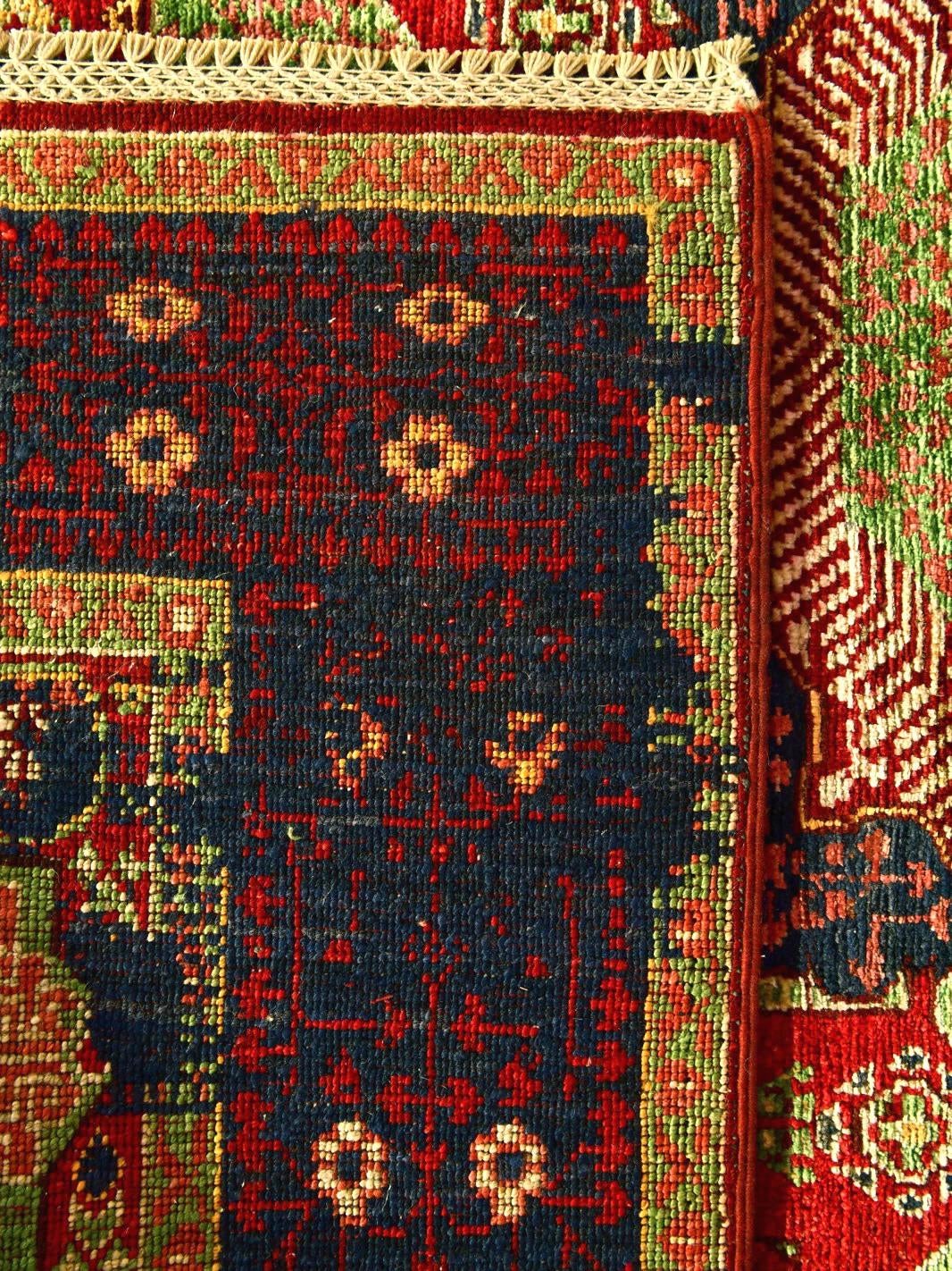 Detail image 11 of 11: 4' 11 x 6' 5 Hand Knotted Mamluk Ziegler Rug