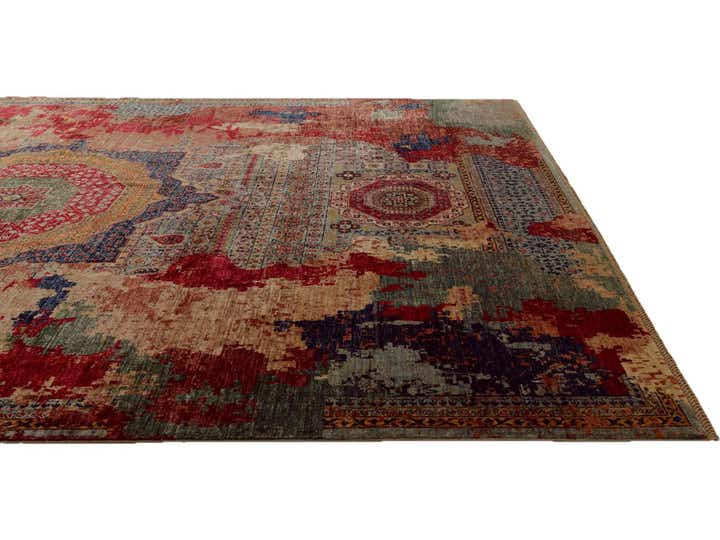 9' 11 x 13' 5 Hand Knotted Mamluk Ziegler Rug