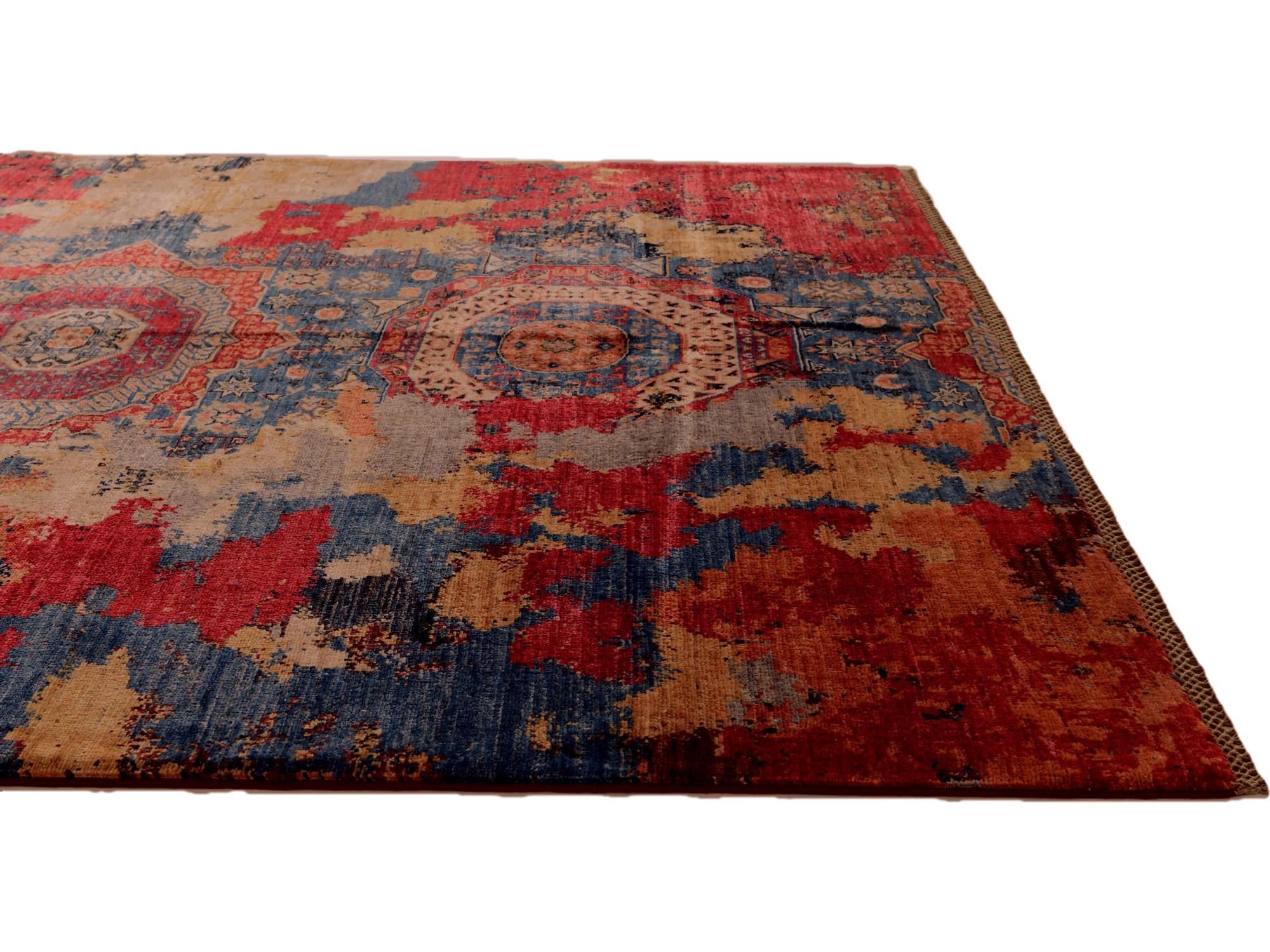6' x 8' Hand Knotted Mamluk Ziegler Rug