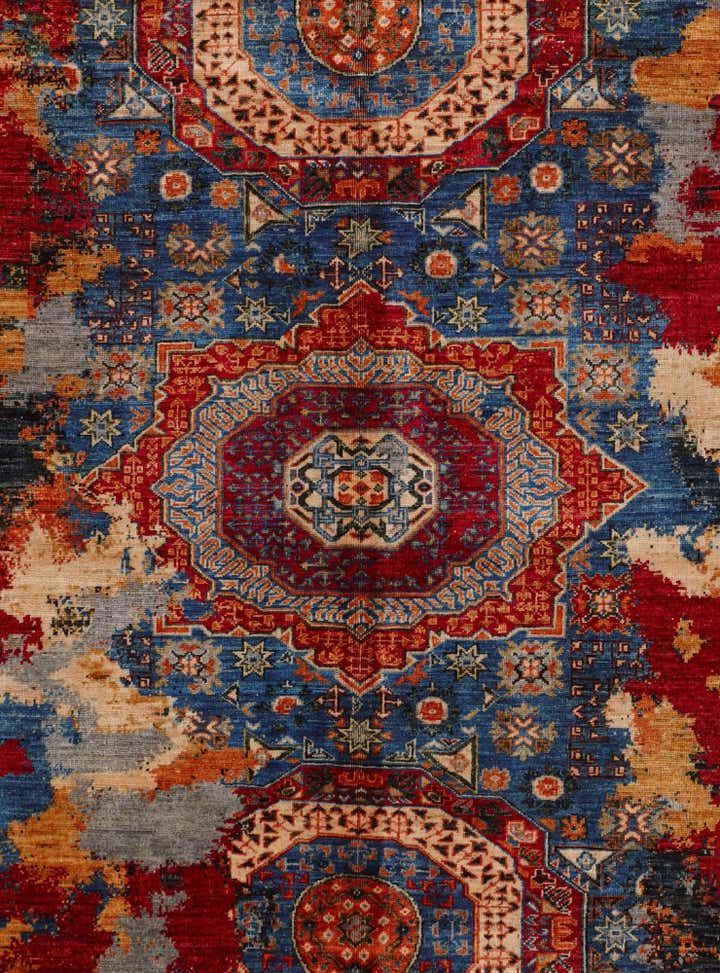 6' x 8' Hand Knotted Mamluk Ziegler Rug