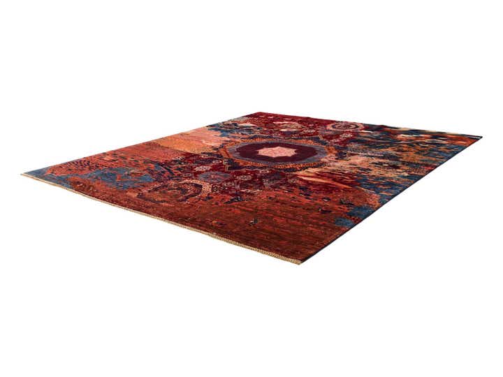 8' x 9' 6 Hand Knotted Mamluk Ziegler Rug