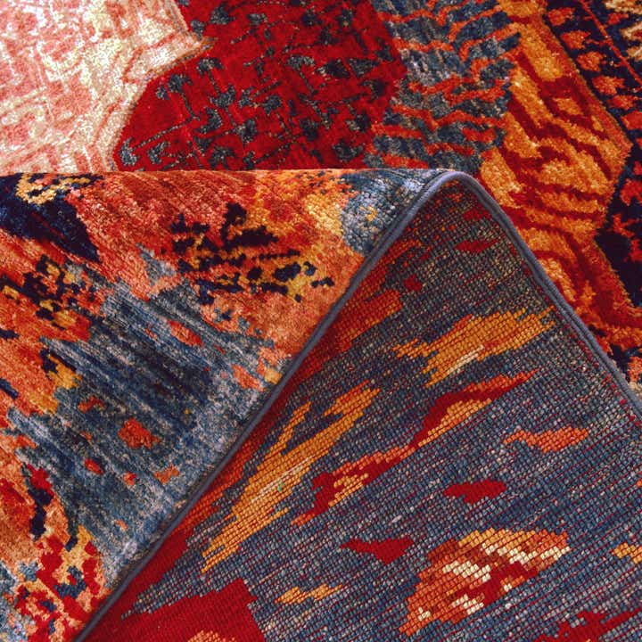 8' x 9' 6 Hand Knotted Mamluk Ziegler Rug