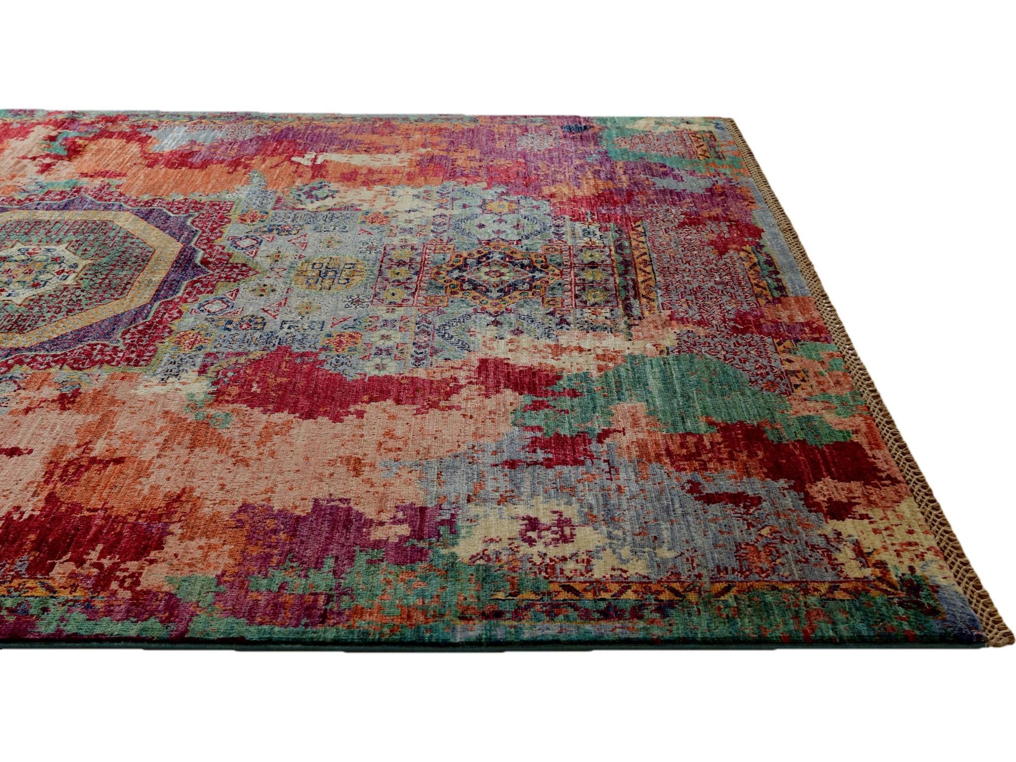5' 9 x 8' Hand Knotted Mamluk Ziegler Rug
