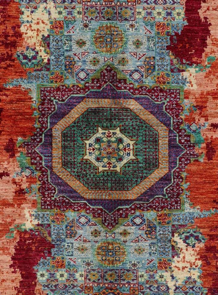 5' 9 x 8' Hand Knotted Mamluk Ziegler Rug