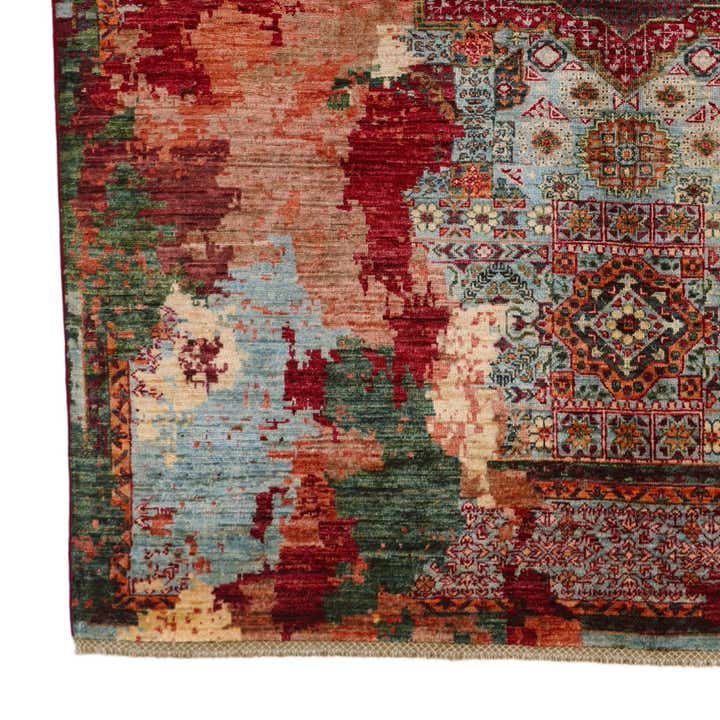 5' 9 x 8' 6 Hand Knotted Mamluk Ziegler Rug