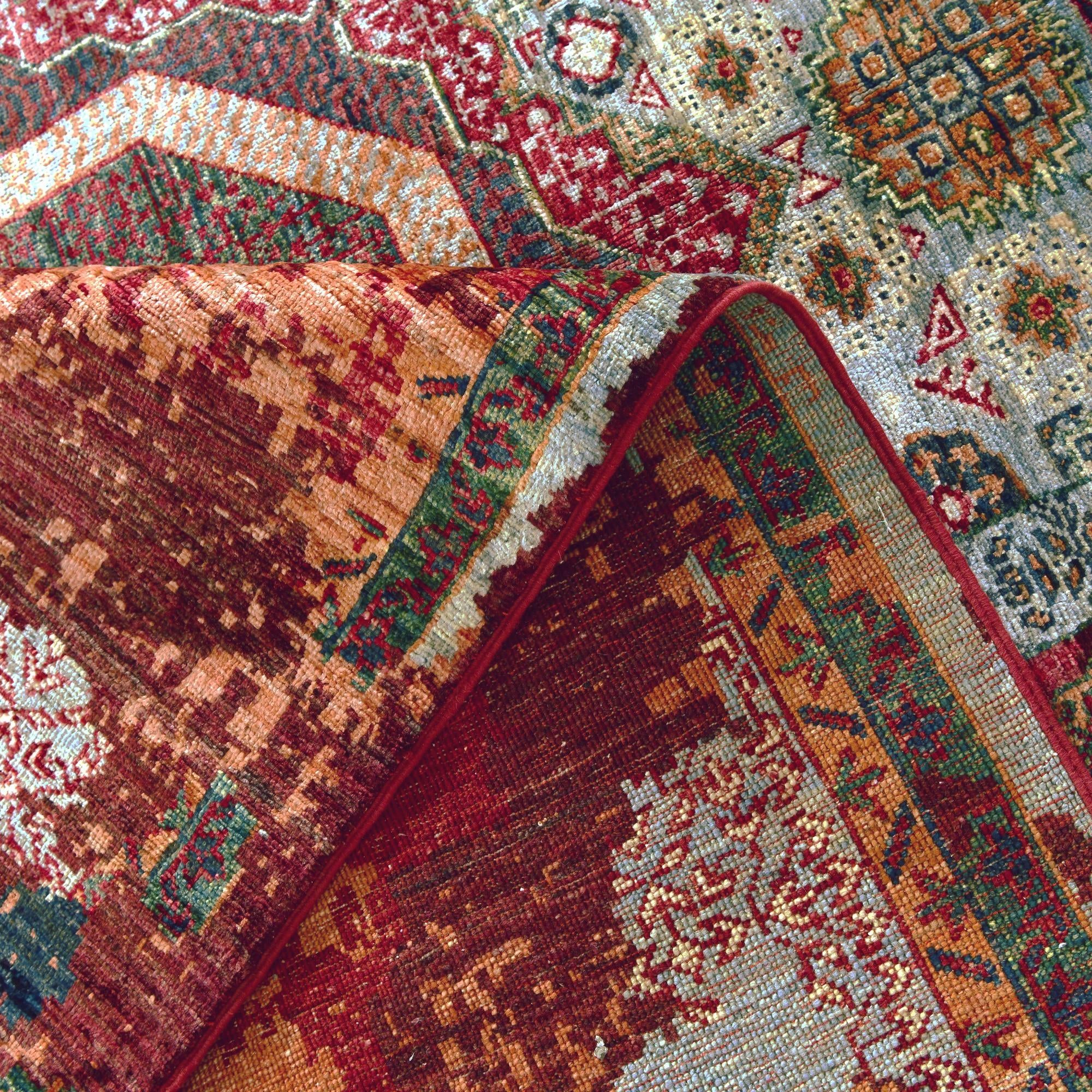 5' 9 x 8' 6 Hand Knotted Mamluk Ziegler Rug