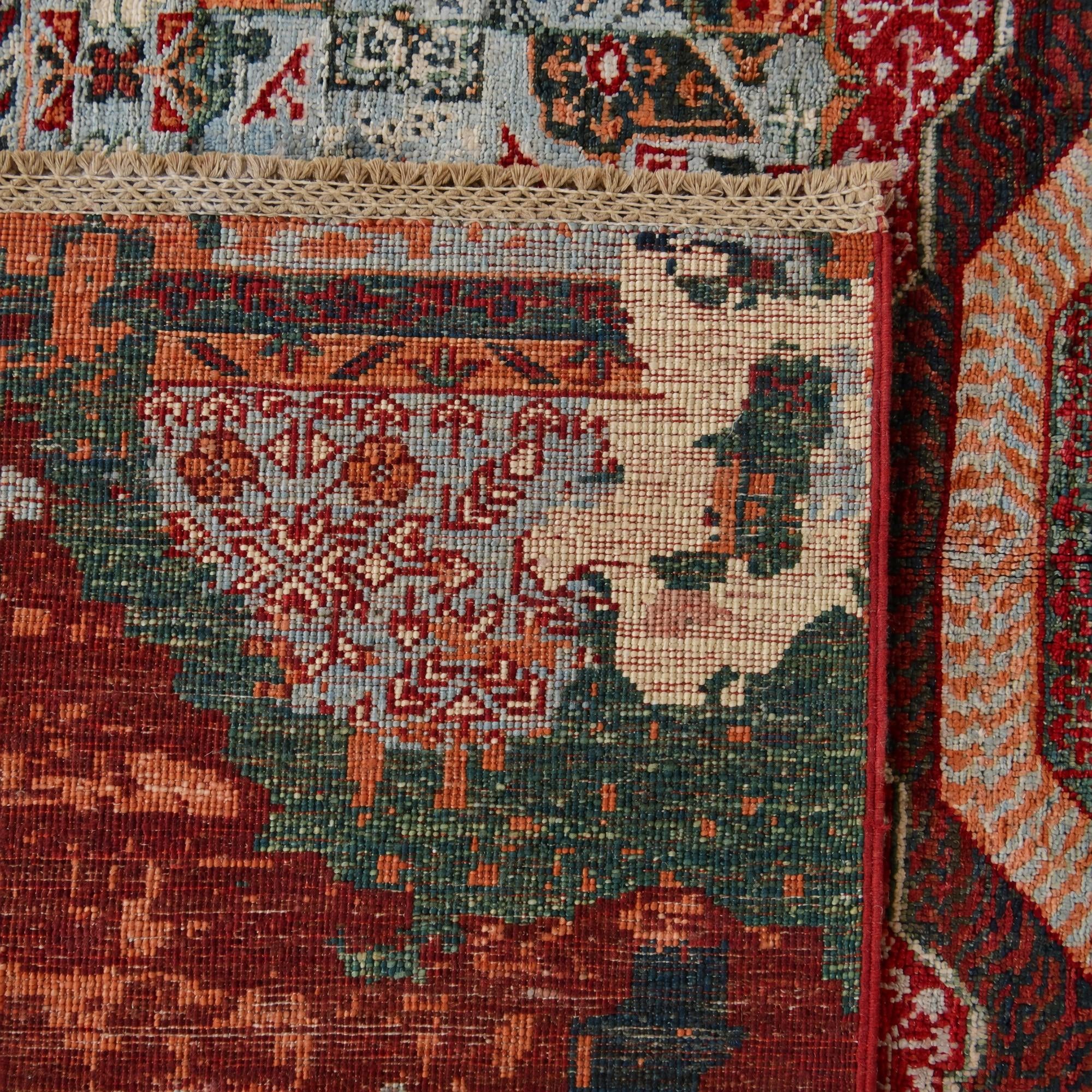 175cm x 260cm Hand Knotted Mamluk Ziegler Rug
