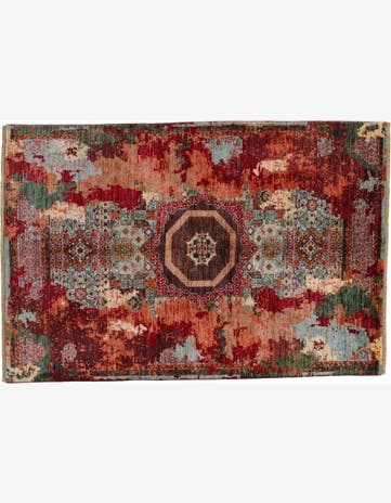 5' 9 x 8' 6 Hand Knotted Mamluk Ziegler Rug