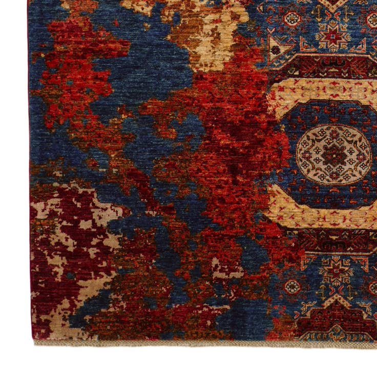 Detail image of 6' 9 x 10' 1 Hand Knotted Mamluk Ziegler Rug