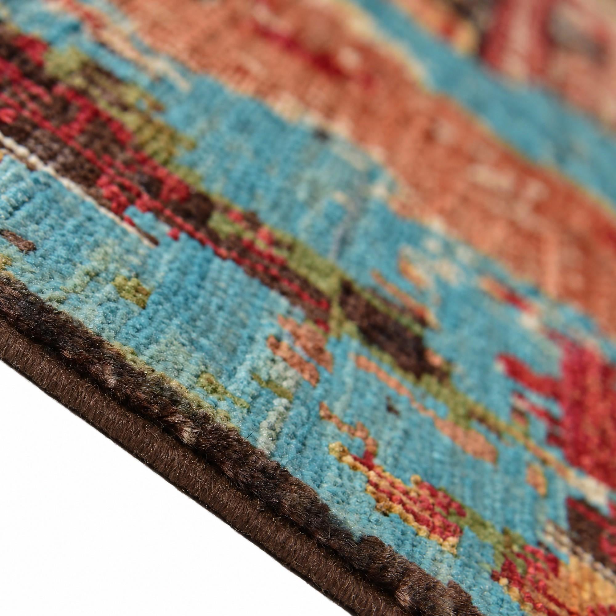 175cm x 260cm Hand Knotted Mamluk Ziegler Rug