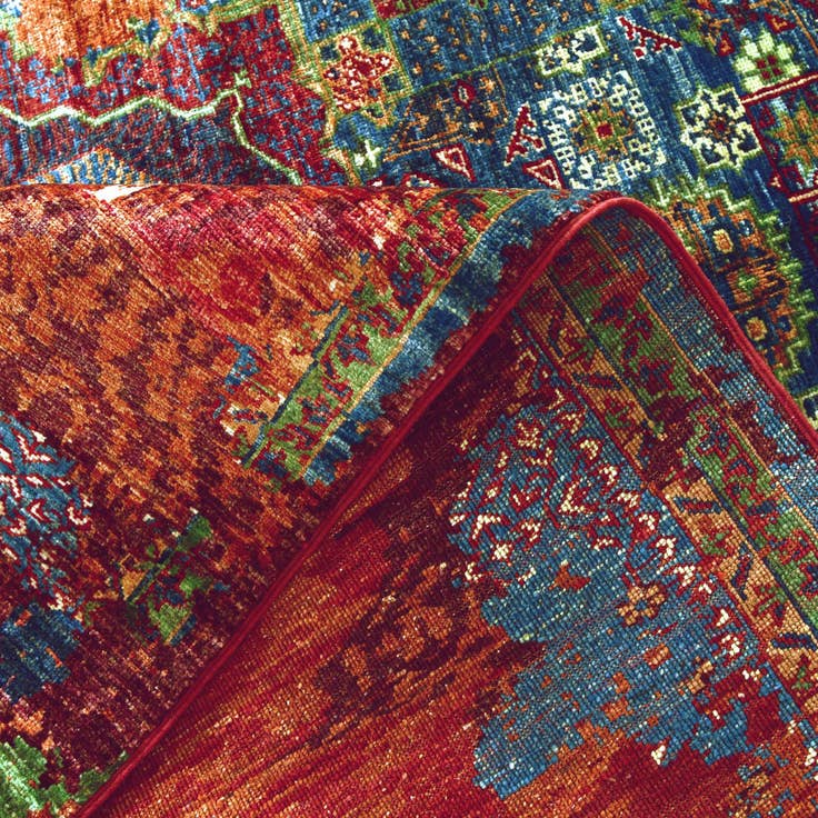 Detail image of 5' 10 x 7' 9 Hand Knotted Mamluk Ziegler Rug