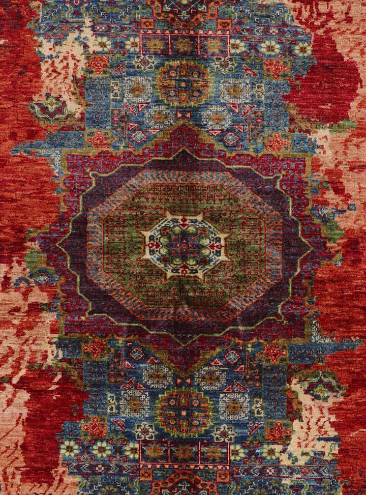 5' 10 x 7' 9 Hand Knotted Mamluk Ziegler Rug