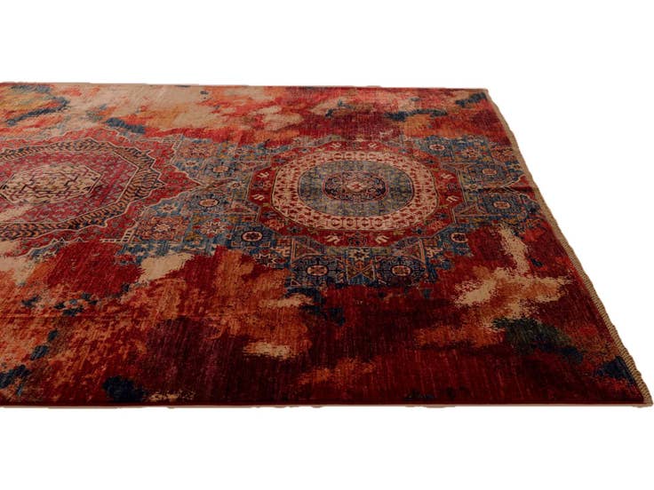 Detail image of 8' 3 x 11' 4 Hand Knotted Mamluk Ziegler Rug
