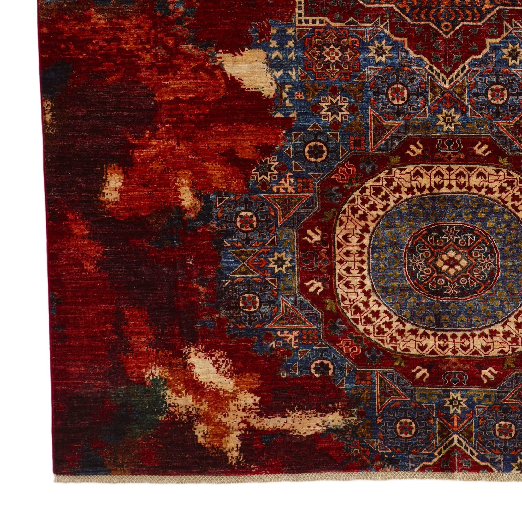 8' 3 x 11' 4 Hand Knotted Mamluk Ziegler Rug
