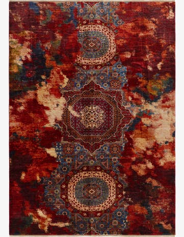 8' 3 x 11' 4 Hand Knotted Mamluk Ziegler Rug