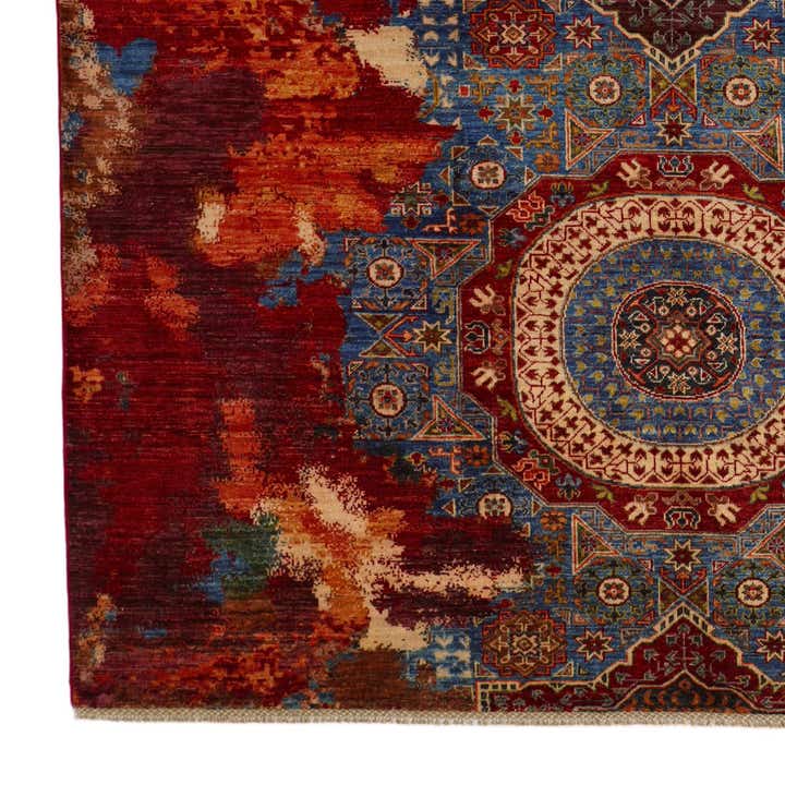 6' 11 x 10' 1 Hand Knotted Mamluk Ziegler Rug