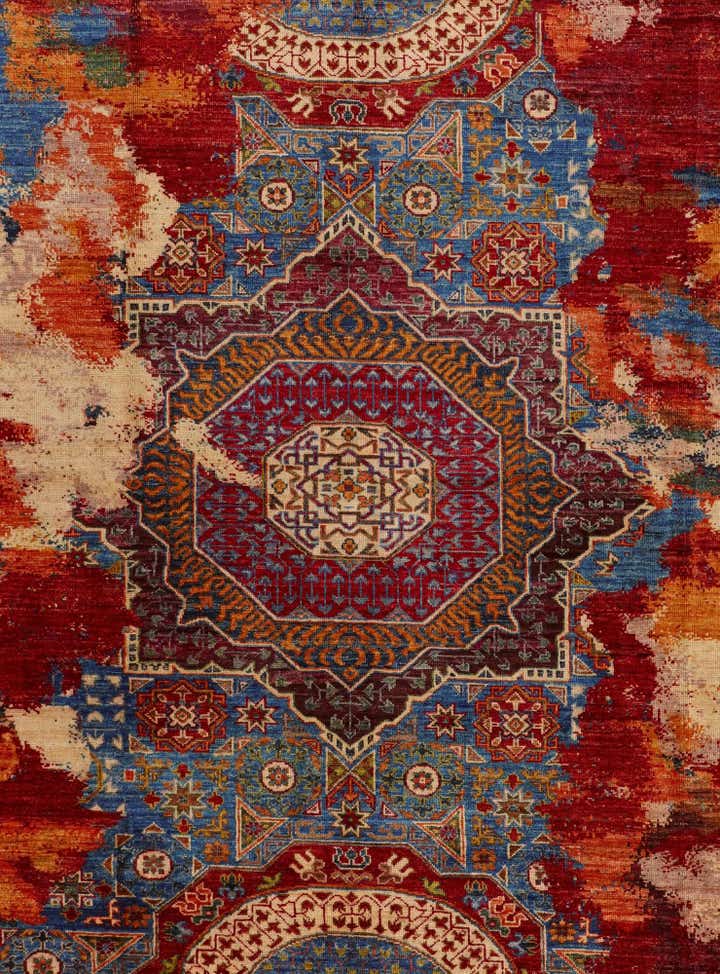 6' 11 x 10' 1 Hand Knotted Mamluk Ziegler Rug