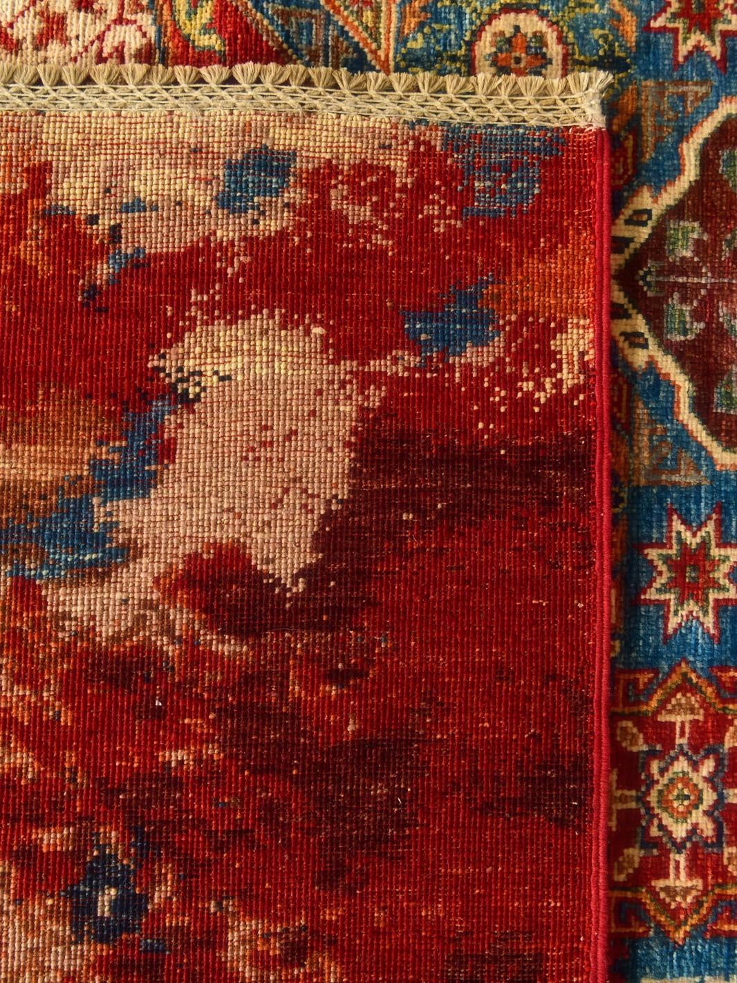 Detail image 12 of 12: 6' 11 x 10' 1 Hand Knotted Mamluk Ziegler Rug