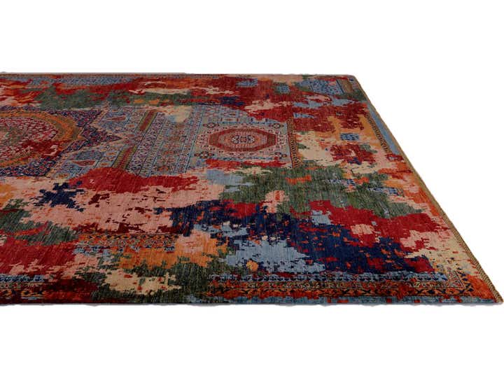 11' x 14' 6 Hand Knotted Mamluk Ziegler Rug