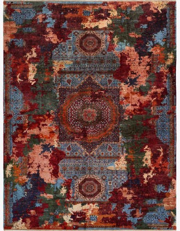 11' x 14' 6 Hand Knotted Mamluk Ziegler Rug