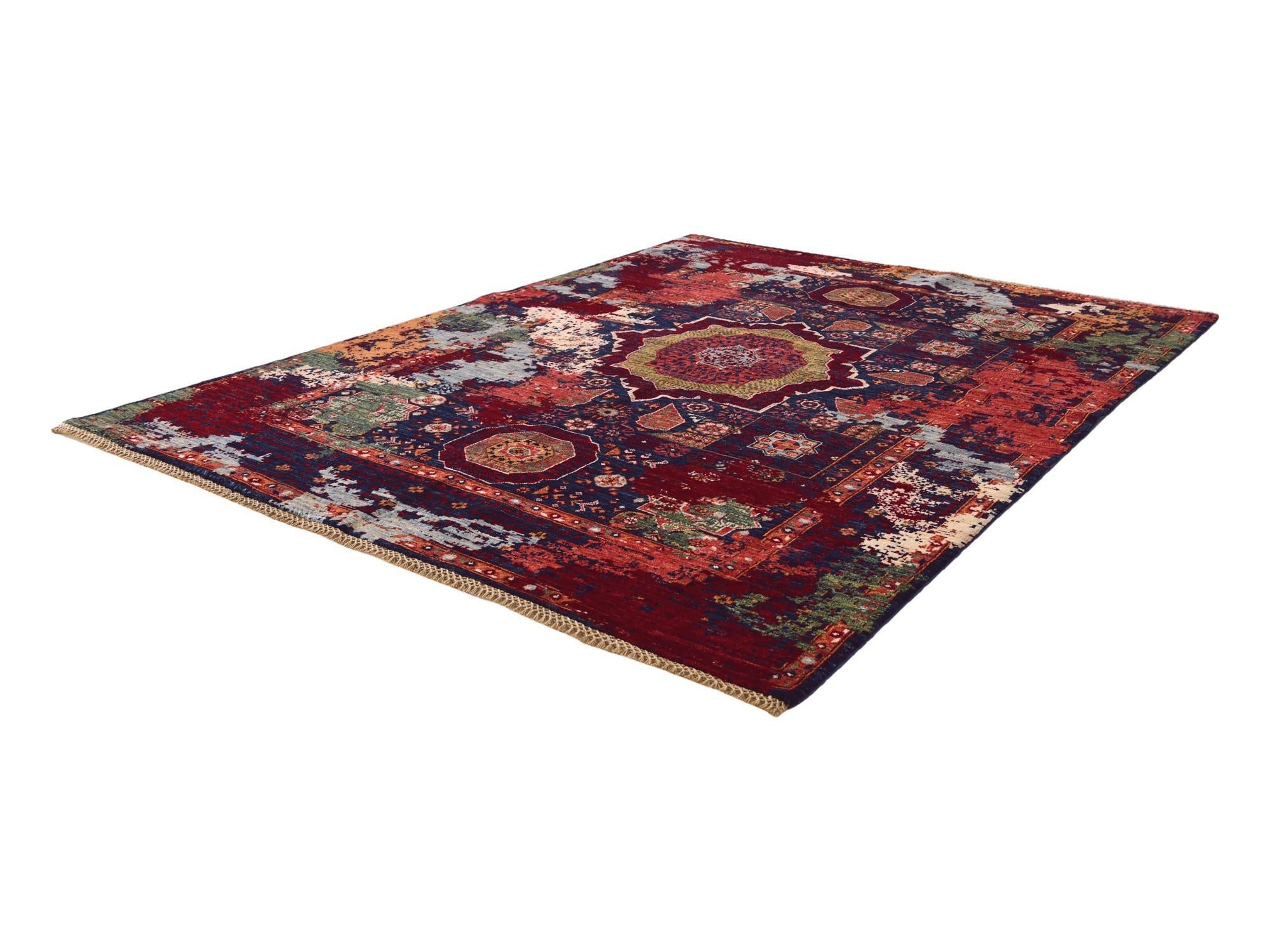 5' 6 x 7' 3 Hand Knotted Mamluk Ziegler Rug