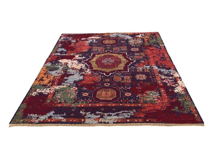 5' 6 x 7' 3 Hand Knotted Mamluk Ziegler Rug