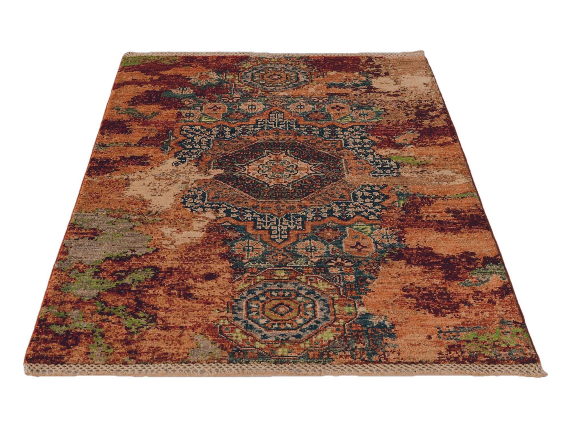 3' x 4' Hand Knotted Mamluk Ziegler Rug