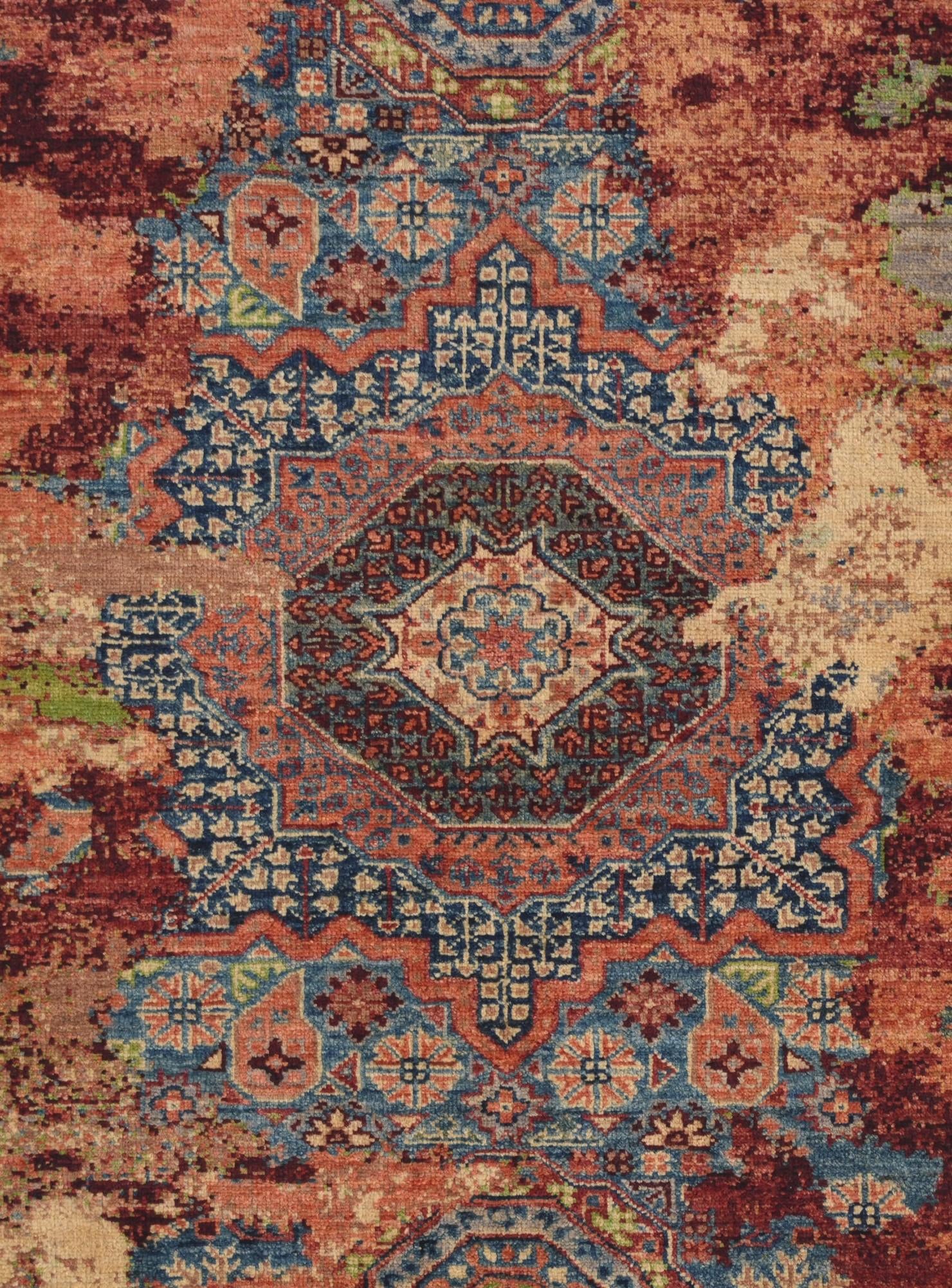 3' x 4' Hand Knotted Mamluk Ziegler Rug