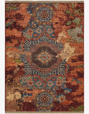 3' x 4' Hand Knotted Mamluk Ziegler Rug