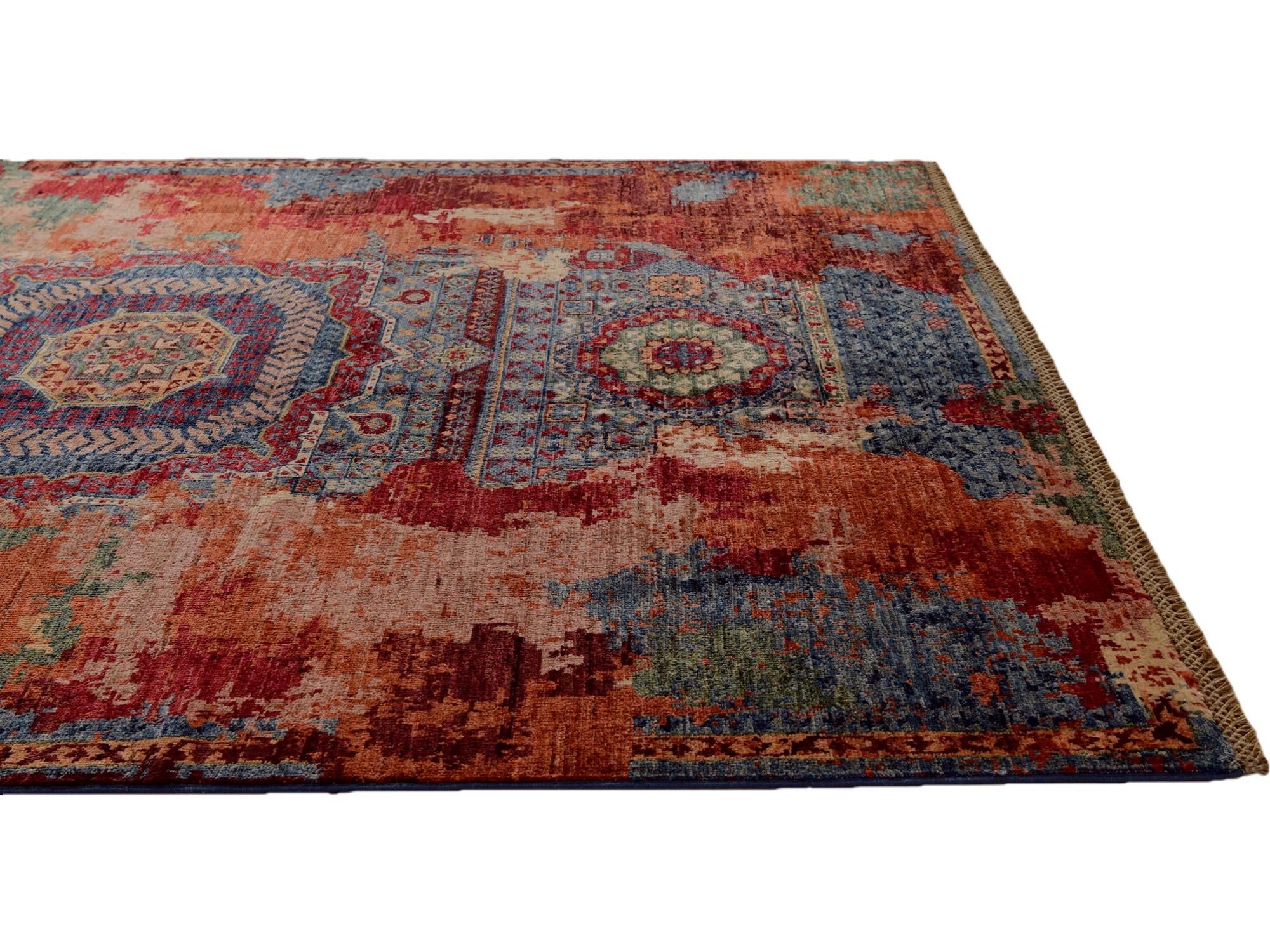 5' 3 x 7' Hand Knotted Mamluk Ziegler Rug