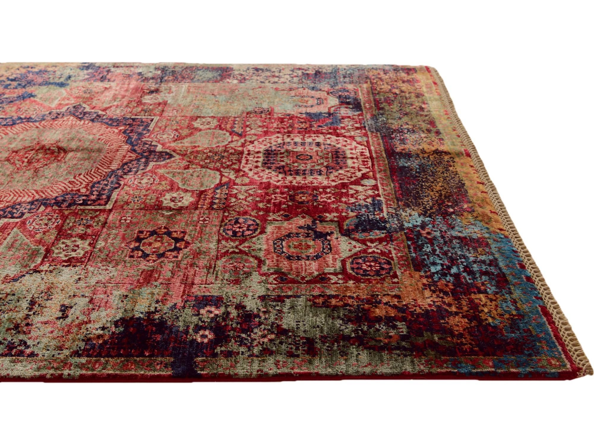 5' x 6' 6 Hand Knotted Mamluk Ziegler Rug