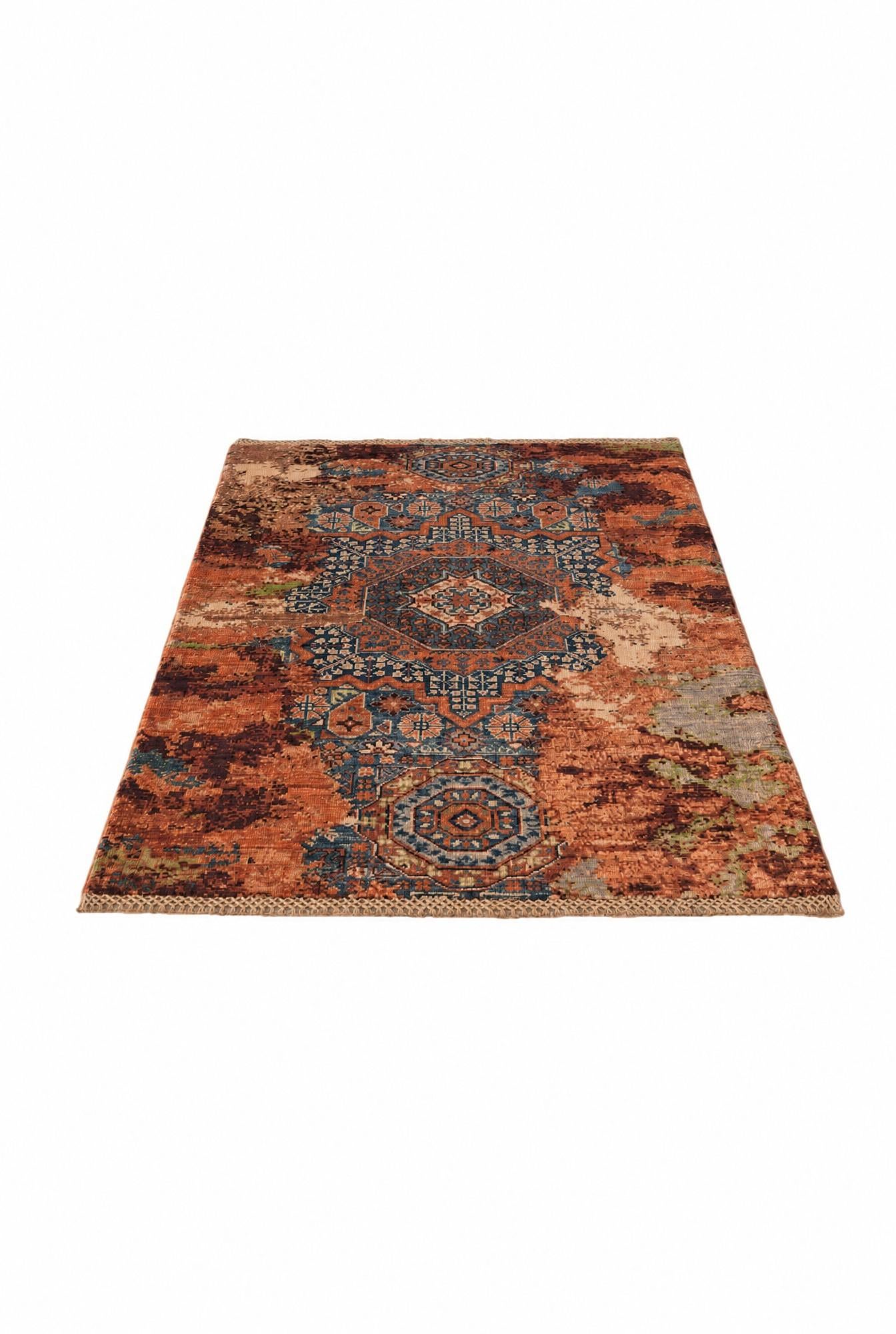 2' 10 x 4' Hand Knotted Mamluk Ziegler Rug