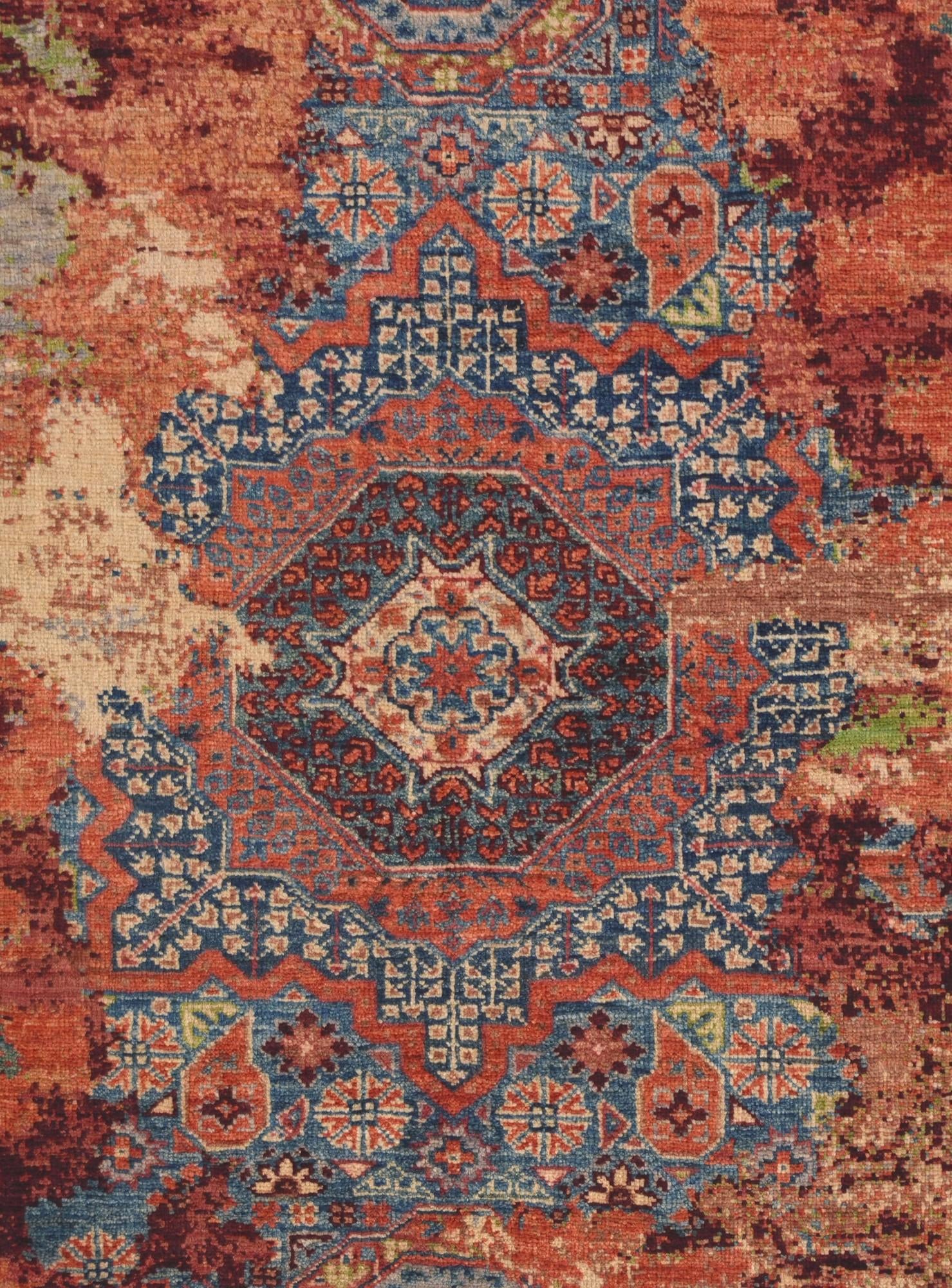 2' 10 x 4' Hand Knotted Mamluk Ziegler Rug